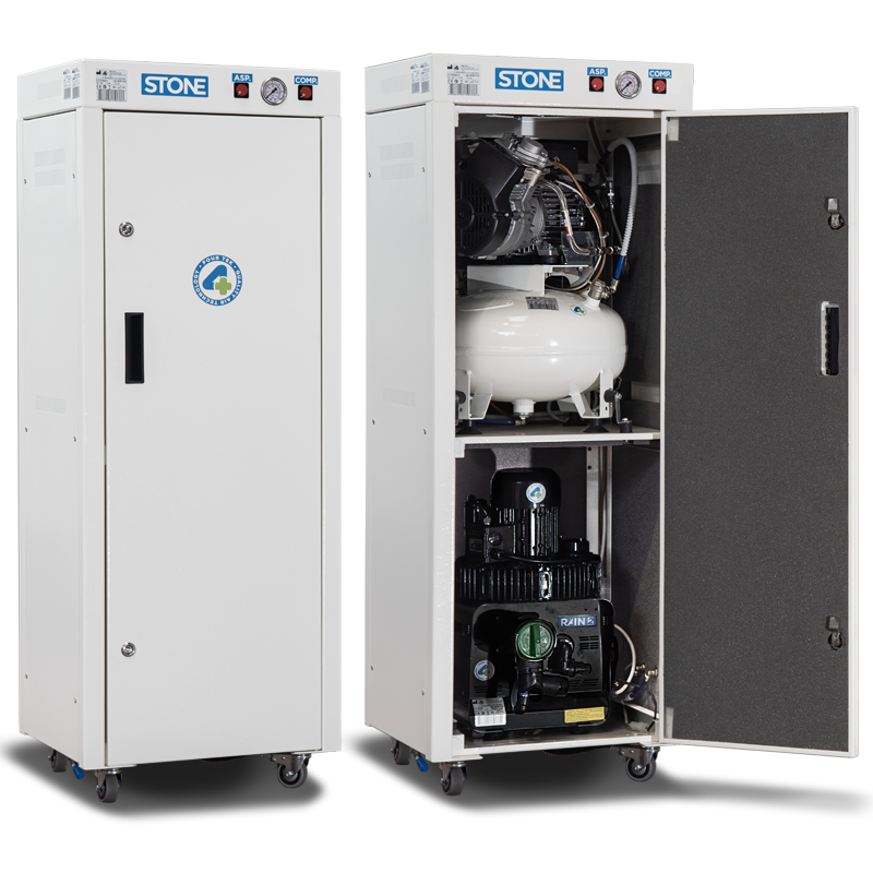 Unità completa aspiratore + compressore STONE 2E